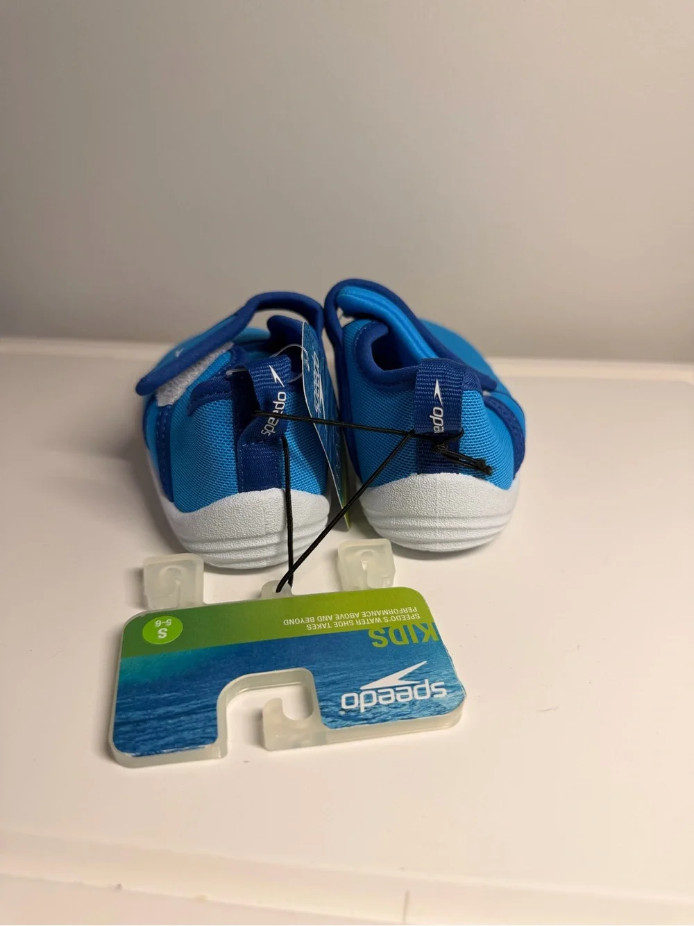 NEW- Speedo Shore Explore Blue Water Shoes Boys Sz S (5-6) Swim Shoes